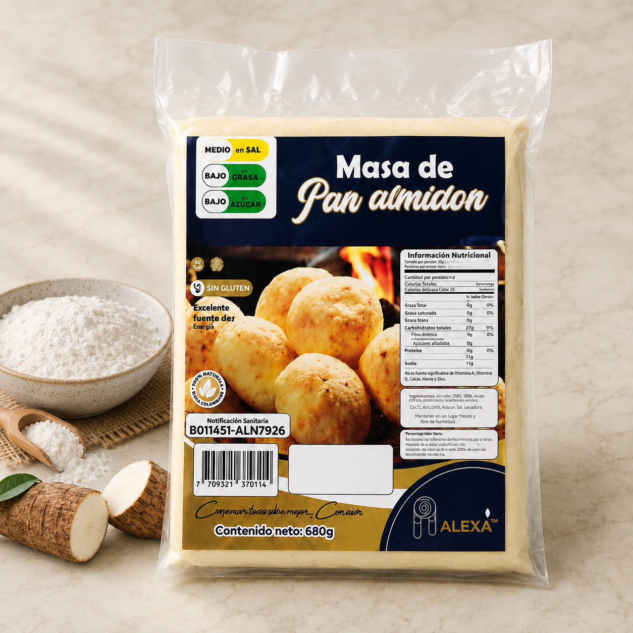 Masa de Pan Almidón