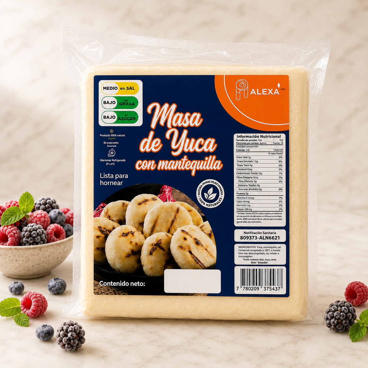 Masa de Yuca con mantequilla